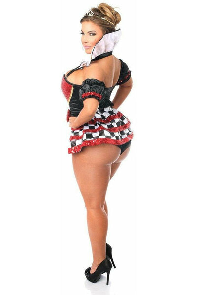 Top Drawer 6 PC Royal Red Queen Corset Costume - Daisy Corsets