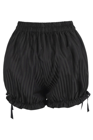 Black Stripe Brocade Bloomers - Daisy Corsets