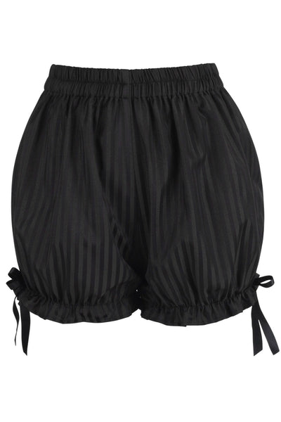 Black Stripe Brocade Bloomers - Daisy Corsets