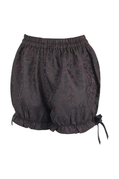 Brown Brocade Bloomers - Daisy Corsets
