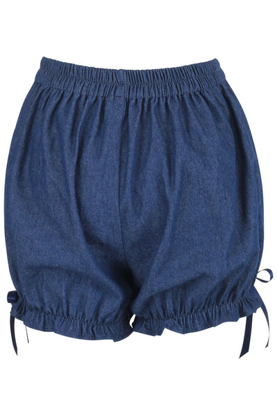 Dark Blue Denim Bloomers - Daisy Corsets