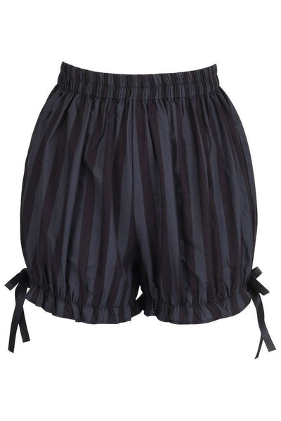 Dark Gray/Black Striped Bloomers