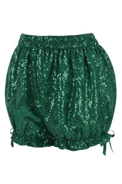 Green Sequin Bloomers - Daisy Corsets