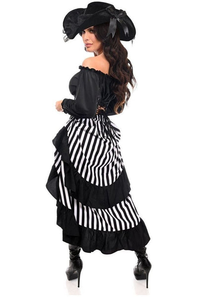Lavish 4 PC Sexy Swashbuckler Pirate Corset Costume - Daisy Corsets