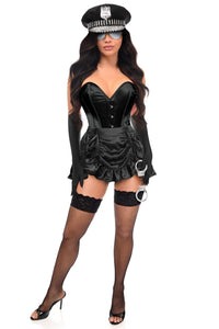 Lavish 6 PC Under Arrest Cop Police Corset Costume - Daisy Corsets