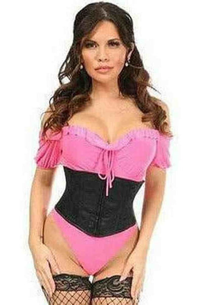 Lavish Black Lace Mini Cincher - Daisy Corsets