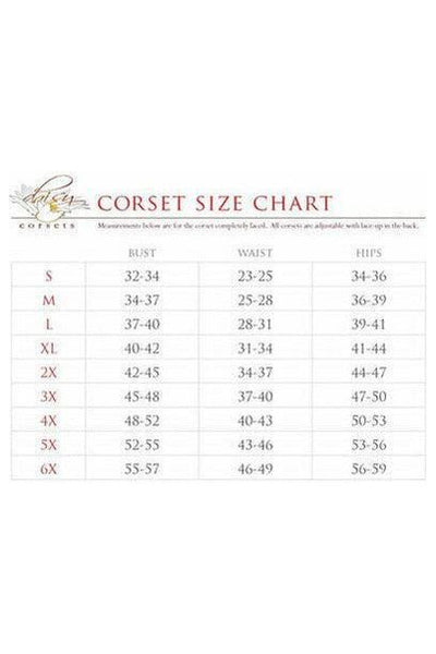Lavish Black Mesh Open Cup Waist Cincher - Daisy Corsets