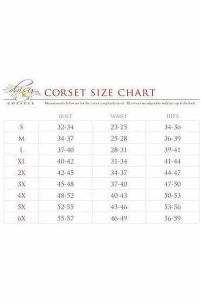 Lavish Caramel Sheer Lace Underwire Waist Cincher Corset - Daisy Corsets