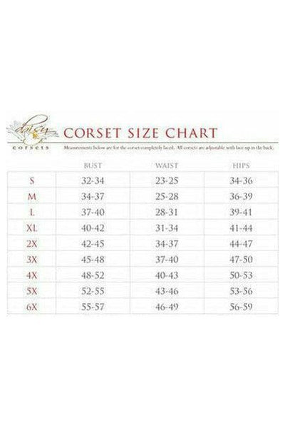Lavish Dark Green Brocade Open Cup Waist Cincher - Daisy Corsets
