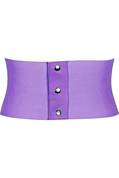 Lavish Lavender Brocade Corset Belt Cincher - Daisy Corsets