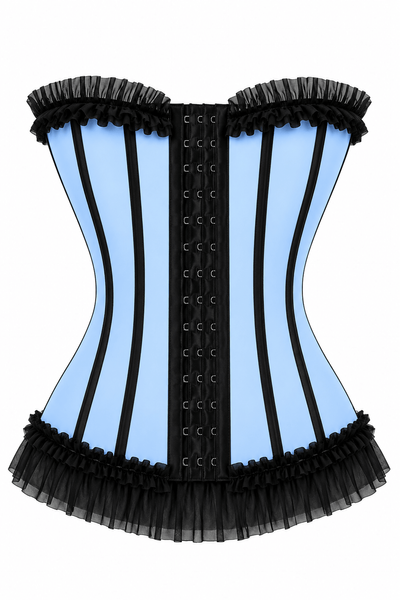 Lavish Little Bo Blue Corset - Daisy Corsets