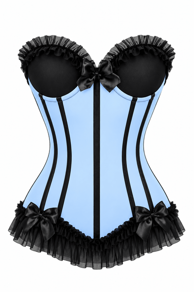 Lavish Little Bo Blue Corset - Daisy Corsets