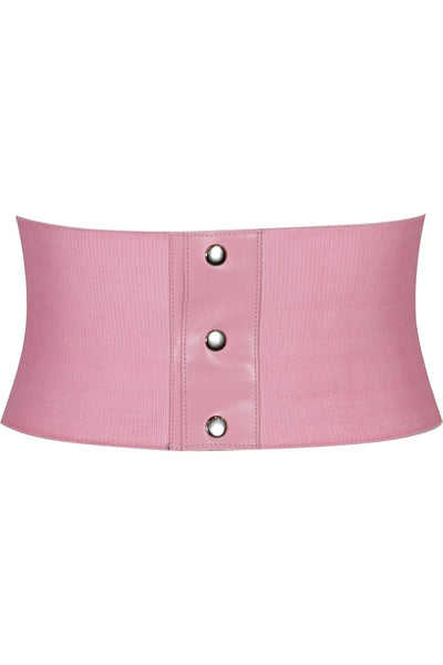 Lavish Lt Pink Brocade Corset Belt Cincher - Daisy Corsets