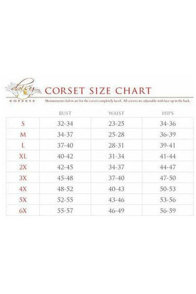 Lavish Lt Pink Lace Ruffled Underwire Cincher Corset - Daisy Corsets