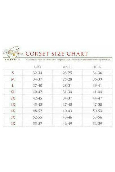 Lavish Plum Brocade Open Cup Waist Cincher - Daisy Corsets