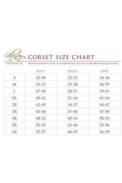 Lavish Red Patent w/Black Lacing Lace - Up Bustier - Daisy Corsets
