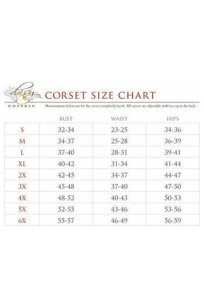 Lavish White Lace Corset Belt Cincher - Daisy Corsets