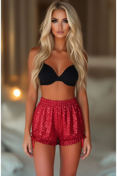 LIMITED EDITION Red Sequin Bloomers - Daisy Corsets