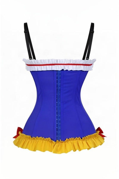 Poison Apple Princess Corset Top | Blue Stretch Lycra Costume - Daisy Corsets