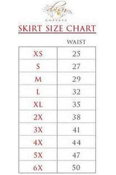 Rainbow Polka Dots Print Stretch Lycra Skirt - Daisy Corsets