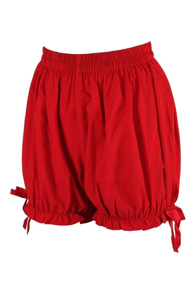 Red Cotton Bloomers - Daisy Corsets