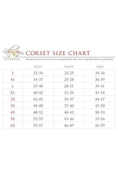 Top Drawer 2 PC Purple/Black Lace Steel Boned Corset & Skirt Set - Daisy Corsets