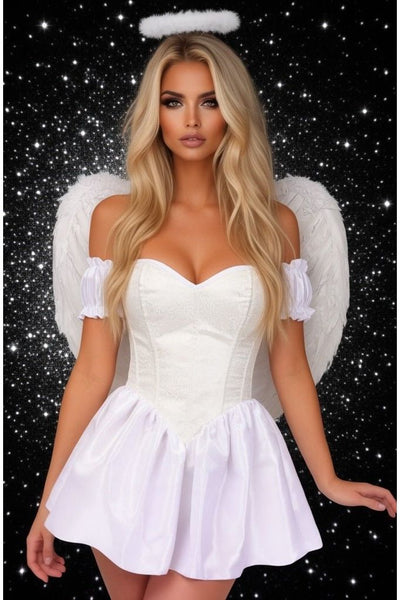 Top Drawer 3 PC Brocade Angel Corset Costume - Daisy Corsets