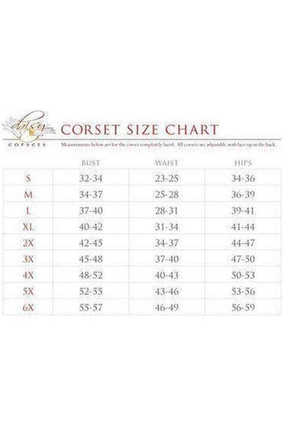 Top Drawer 4 PC Pin - Up Cop Corset Costume - Daisy Corsets