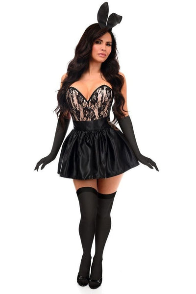 Top Drawer 5 PC Elegant Bunny Corset Costume - Daisy Corsets