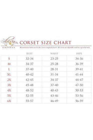 Top Drawer Black Fishnet & Faux Leather Steel Boned Underwire Curvy Cut Waist Cincher Corset - Daisy Corsets