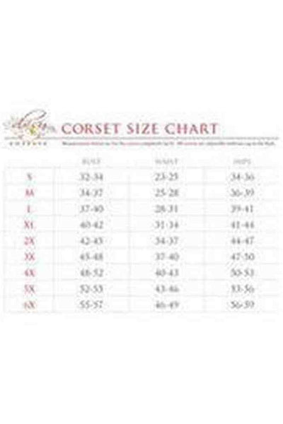 Top Drawer Brown/Black Steel Boned Underbust Corset w/Chains and Clasps - Daisy Corsets
