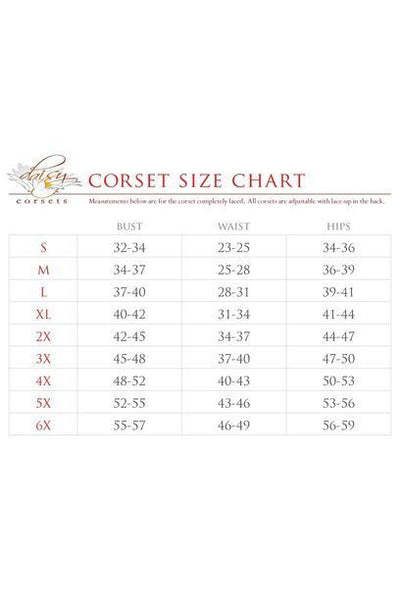 Top Drawer Purple Velvet & Beaded Steel Boned Overbust Corset - Daisy Corsets