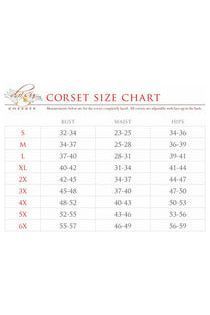 Top Drawer Rainbow Sequin Steel Boned Curvy Cut Waist Cincher Corset - Daisy Corsets