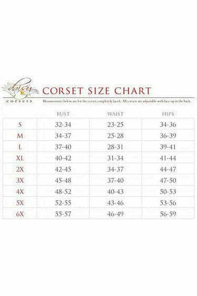 Top Drawer Steel Boned Distressed Faux Leather Underbust Corset Top - Daisy Corsets
