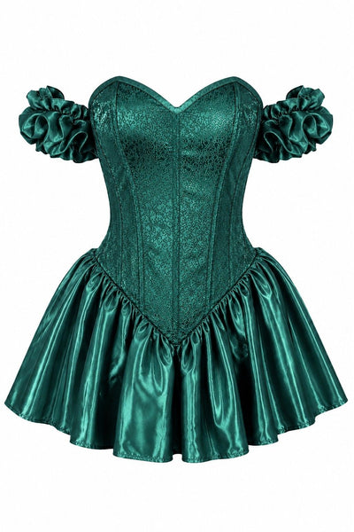 Top Drawer Toxic Ivy Enchantress Steel Boned Corset Dress - Daisy Corsets