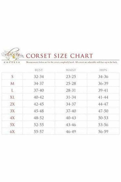 Top Drawer White Lace Steel Boned Corset w/Rhinestones - Daisy Corsets