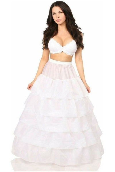White Hoop Skirt - Daisy Corsets