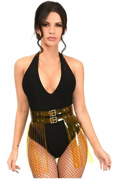 Yellow Clear Fringe Skirt - Daisy Corsets