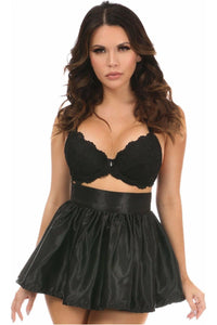 Black Satin Skirt - Daisy Corsets