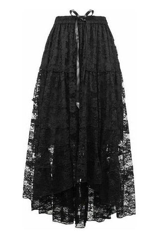 Black Lace Skirt - Daisy Corsets