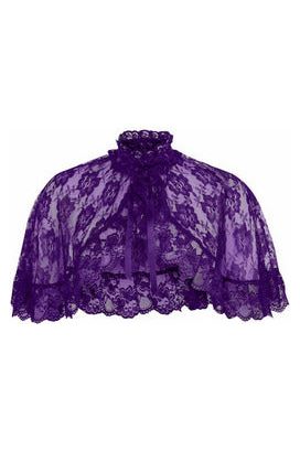 Purple Lace Cape