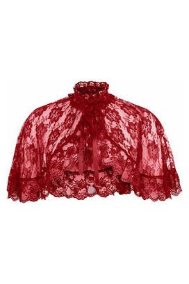 Red Lace Cape