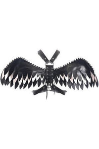 Black & White Layered Wing Body Harness