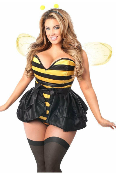 Lavish 4 PC Flirty Bee Corset Costume - Daisy Corsets