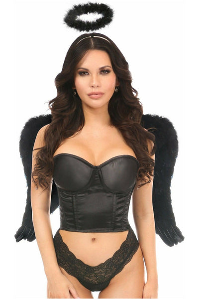 Lavish 3 PC Sexy Night Angel Corset Costume - Daisy Corsets
