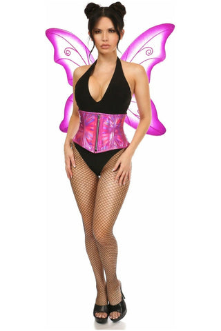 Top Drawer 2 PC Fuchsia Pixie Fairy Corset Costume - Daisy Corsets